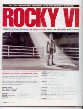 Rocky 6:n käsikirjoituksen kolme ensimmäistä sivua Rocky 6:n käsikirjoituksen kolme ensimmäistä sivua