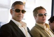 Ystävykset Pitt ja Clooney sotajalalla roolin vuoksi